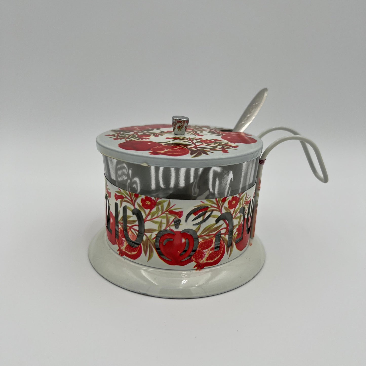 Small Glass Honey Dish