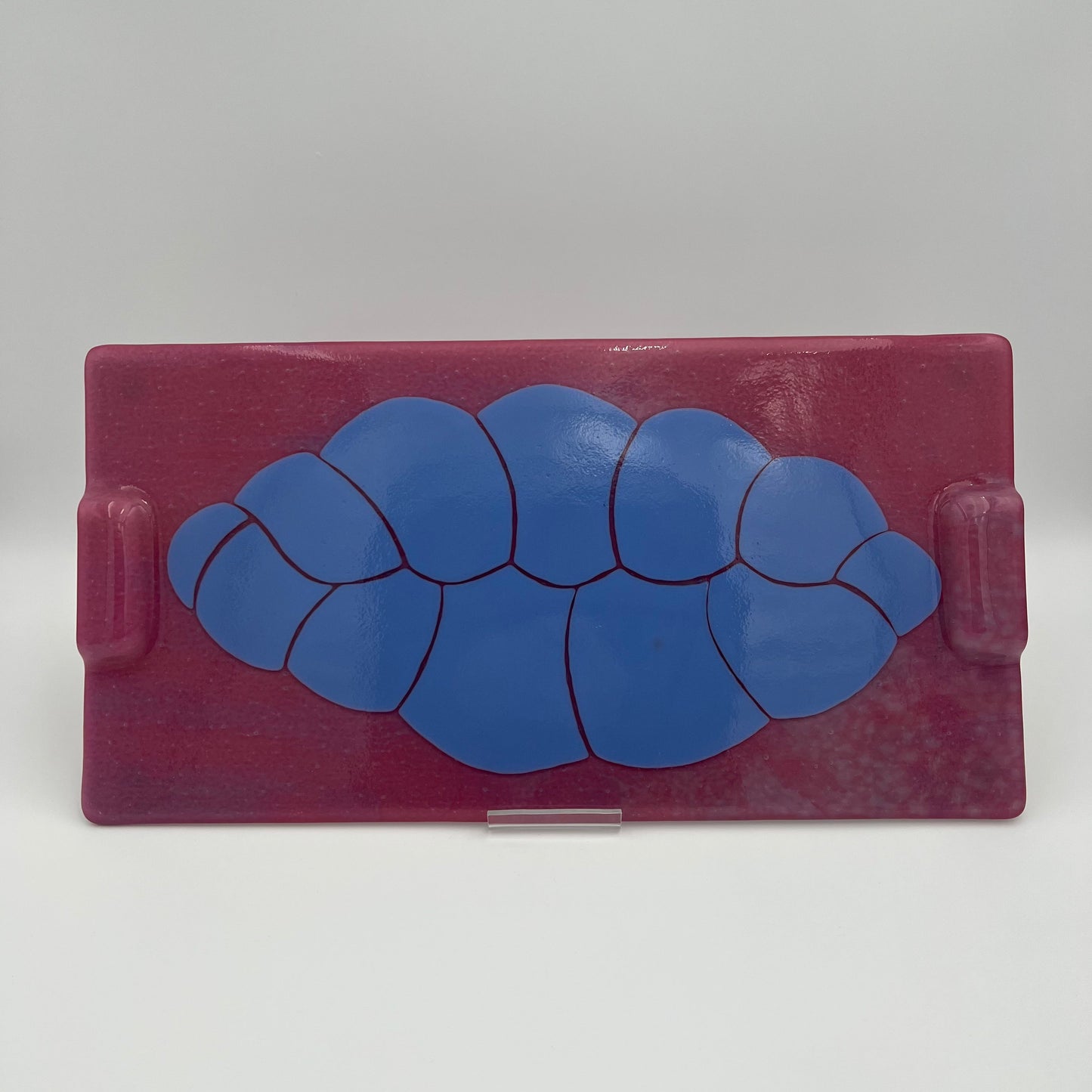 Red Glass Challah Cutting Board