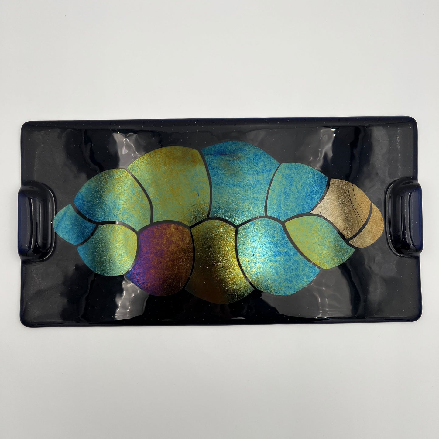 Black Glass Challah Cutting Board